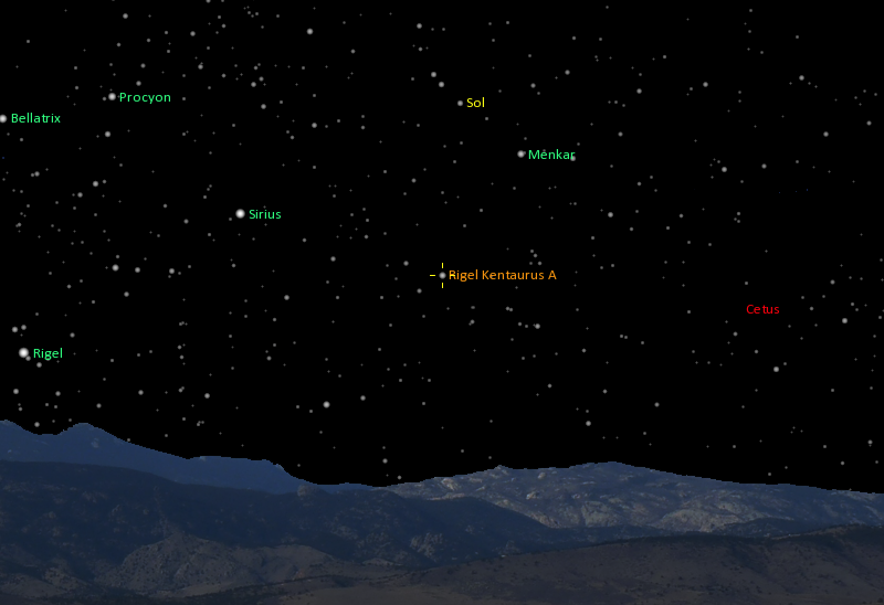 View from Gliese 581 (maybe)